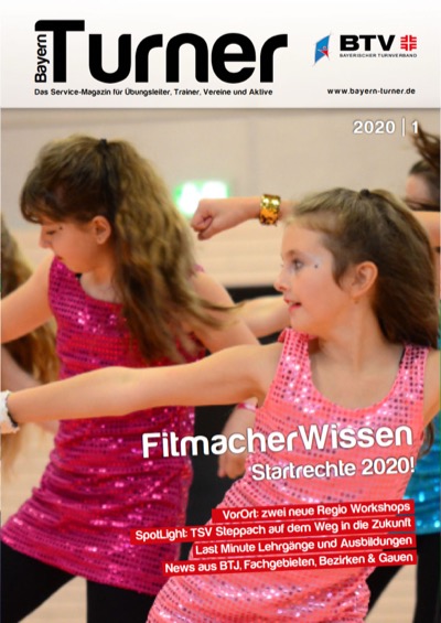 Titelseite BayernTurner 2020, Ausgabe 1