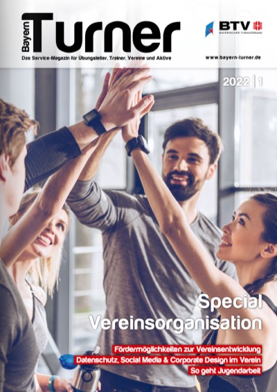 Titelseite BayernTurner 2022, Ausgabe 1